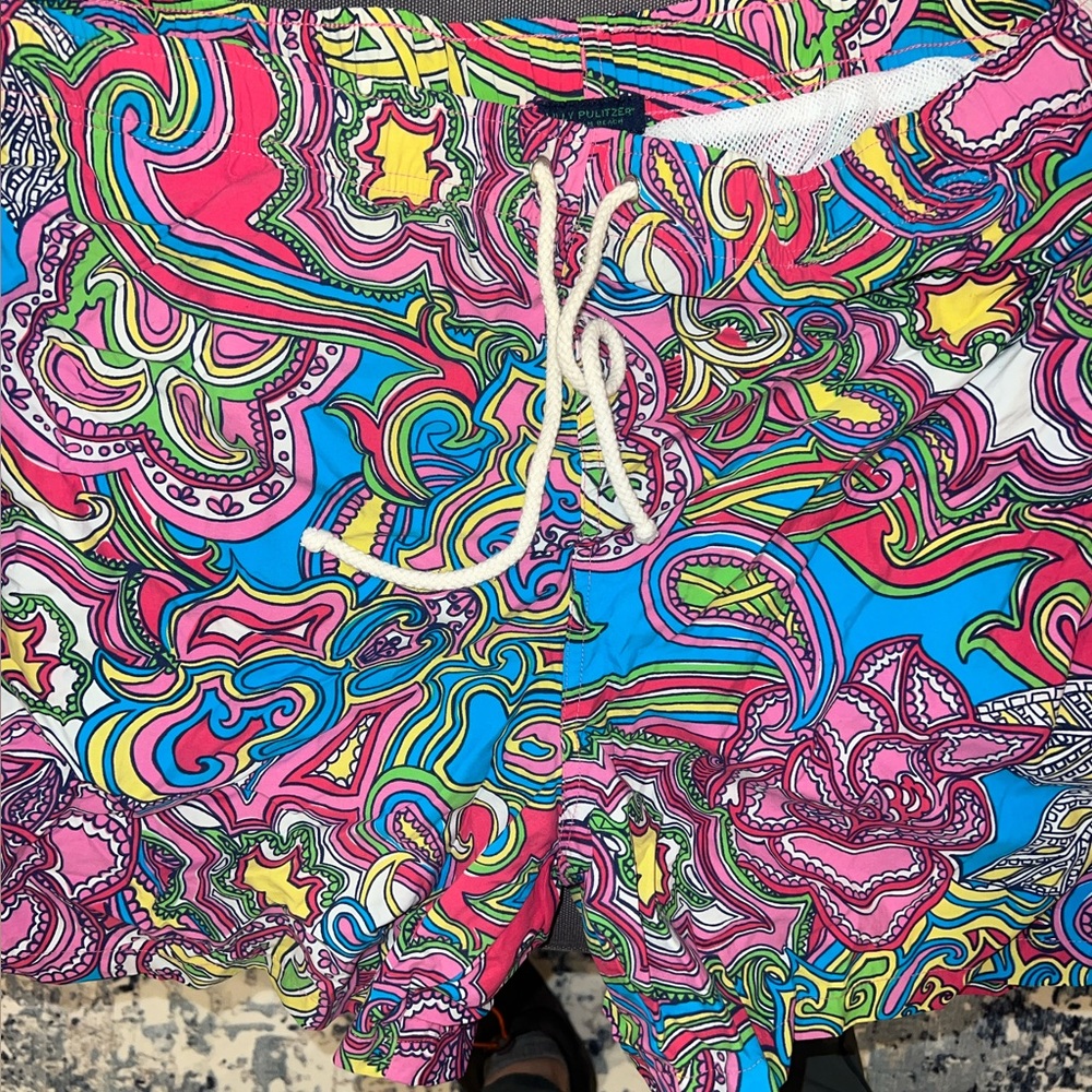 Vintage Men’s Lily Pulitzer Via Palm Beach swim trunks